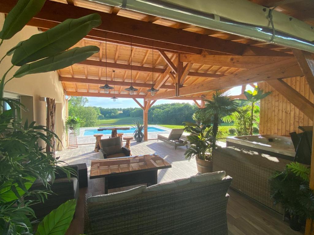 Le Refuge Des Epicuriens Villa Eymet Exterior foto