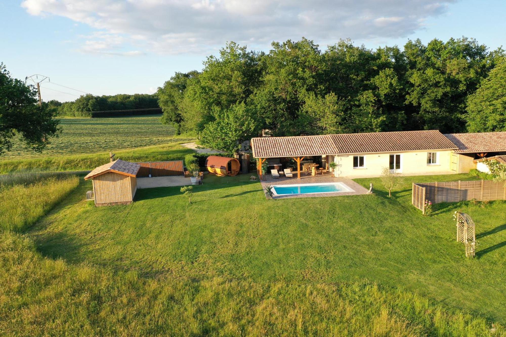 Le Refuge Des Epicuriens Villa Eymet Exterior foto
